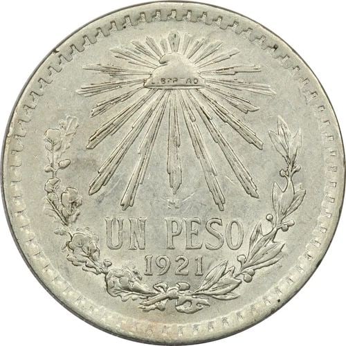 1921 MEXICO 1 PESO .720 SILVER COIN, ABOUT UNCIRCULATED AU, KM #455: 1921 MEXICO 1 PESO .720 SILVER COIN, ABOUT UNCIRCULATED AU, KM #455 1921 Mexico 1 Peso .720 Silver Coin, About Uncirculated AU, KM #455 THE ITEM(S) IN THE PHOTO(S) IS THE EXACT ITEM(S) YOU WILL RECEIV