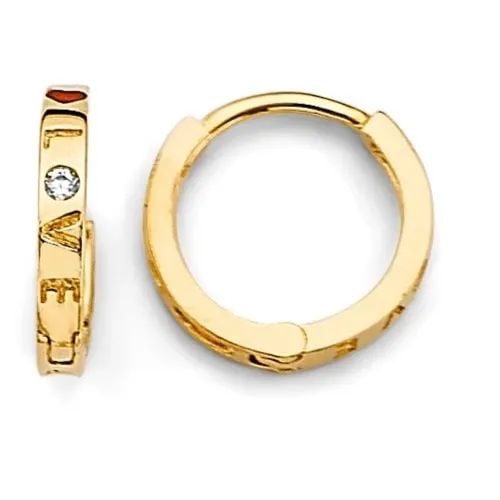 NEW 14K YELLOW GOLD HUGGIES EARRINGS: NEW 14K YELLOW GOLD HUGGIES EARRINGS HUGGIES EARRINGS NEW 14K YELLOW GOLD HEIGHT - 10 mm WIDTH - 10 mm Apx WEIGHT - 1.1 g