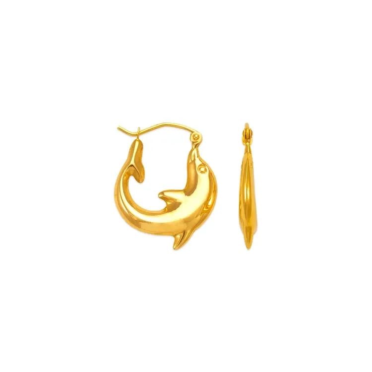 NEW 14K YELLOW GOLD FANCY HUGGIE EARRINGS: NEW 14K YELLOW GOLD FANCY HUGGIE EARRINGS FANCY HUGGIE EARRINGS NEW 14K YELLOW GOLD Width: Approx. 3x12mm Apx WEIGHT: 1.5g