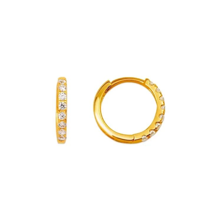 NEW 14K YELLOW GOLD HOLLOW SHRIMP HOOP EARRINGS: NEW 14K YELLOW GOLD HOLLOW SHRIMP HOOP EARRINGS HOLLOW SHRIMP HOOP EARRINGS NEW 14K YELLOW GOLD Width: Approx. 21mm Apx WEIGHT: 1.5g
