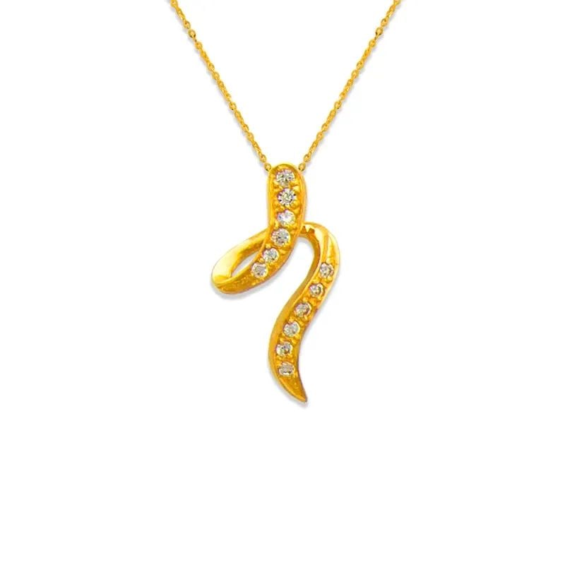 NEW 14K YELLOW GOLD SWIRLY PENDANT: NEW 14K YELLOW GOLD SWIRLY PENDANT SWIRLY PENDANT NEW 14K YELLOW GOLD Apx. WIDTH: 12x23mm Apx WEIGHT: 1.5g