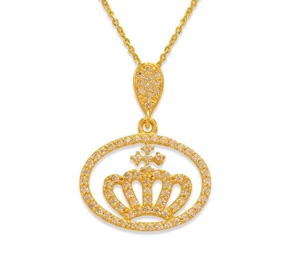 NEW 14K YELLOW GOLD FANCY CROWN PENDANT: NEW 14K YELLOW GOLD FANCY CROWN PENDANT FANCY CROWN PENDANT NEW 14K YELLOW GOLD Apx. WIDTH: 18x23mm Apx WEIGHT: 1.5g