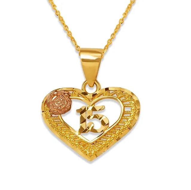 NEW 14K TRICOLOR GOLD 15 ANOS ROSE HEART PENDANT: NEW 14K TRICOLOR GOLD 15 ANOS ROSE HEART PENDANT 15 ANOS ROSE HEART PENDANT NEW 14K TRICOLOR GOLD Apx. WIDTH: 18x16mm Apx WEIGHT: 1.5g