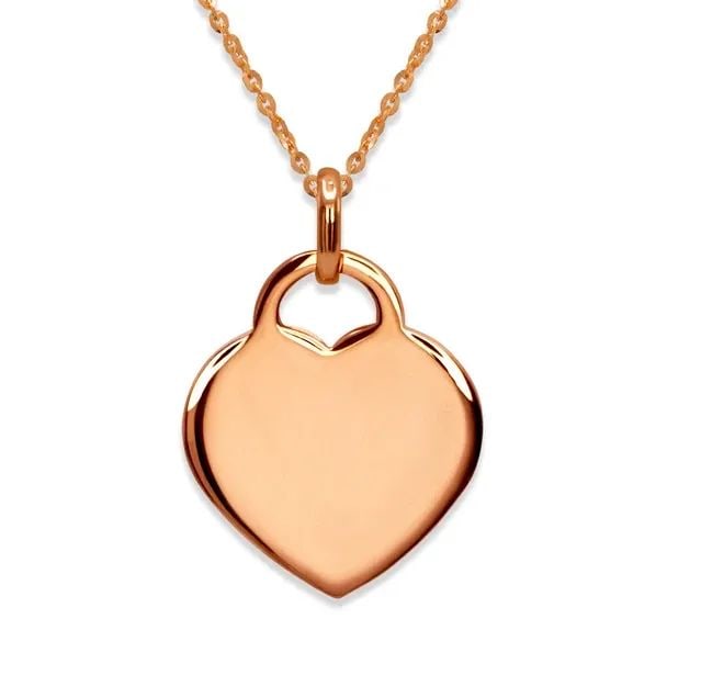 NEW 14K ROSE GOLD HIGH POLISHED HEART PENDANT: NEW 14K ROSE GOLD HIGH POLISHED HEART PENDANT HIGH POLISHED HEART PENDANT NEW 14K ROSE GOLD Apx. WIDTH: 13.5x16mm Apx WEIGHT: 1.5g