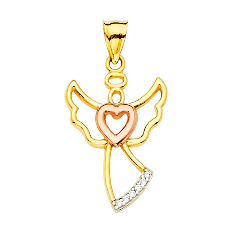 NEW 14K ANGEL PENDANT (1 of 2)