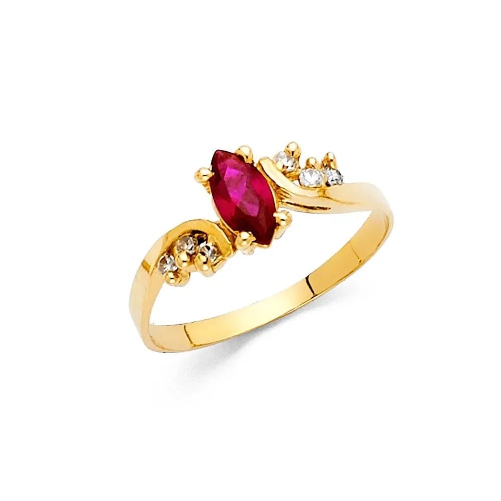NEW 14K YELLOW GOLD FANCY RING (1 of 2)