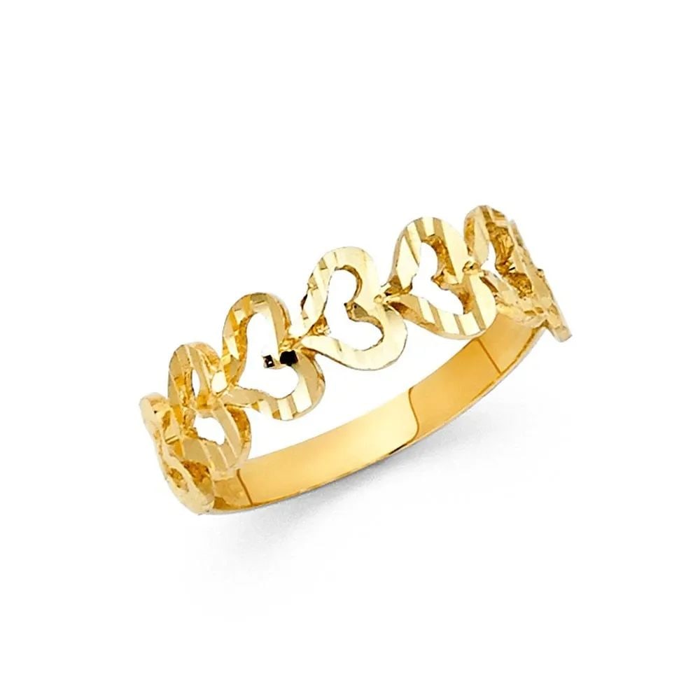 NEW 14K YELLOW GOLD FANCY RING -SIZE 7: NEW 14K YELLOW GOLD FANCY RING FANCY RING NEW 14K YELLOW GOLD WIDTH : 6 mm Average Apx WEIGHT : 1.5g