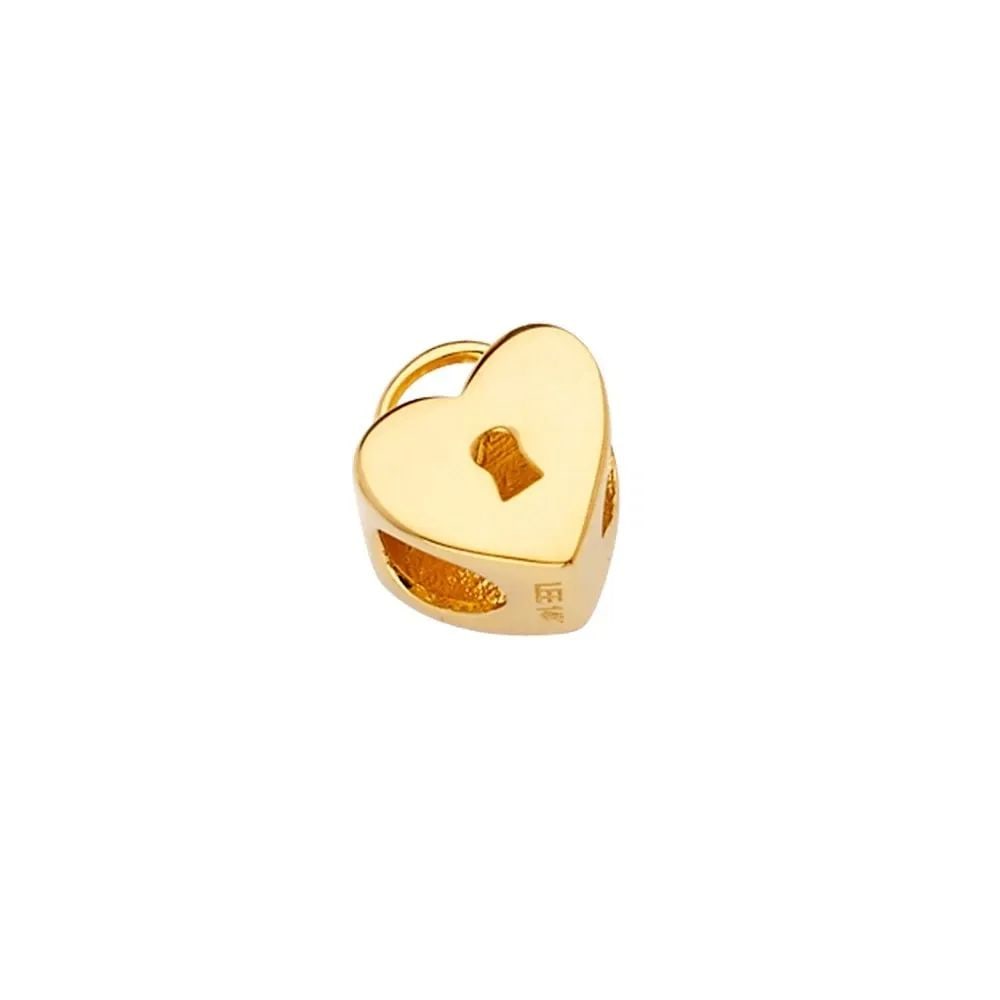 NEW 14K YELLOW GOLD HEART LOCK SLIDER CHARM FOR MIX&MATCH BRACELET: NEW 14K YELLOW GOLD HEART LOCK SLIDER CHARM FOR MIX&MATCH BRACELET HEART LOCK SLIDER CHARM FOR MIX&MATCH BRACELET NEW 14K YELLOW GOLD Height : 10 mm Width : 8 mm Apx. WEIGHT : 1.2g