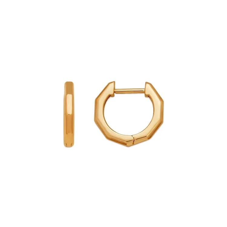 NEW 14K YELLOW GOLD HIGH POLISHED HUGGIE EARRINGS: NEW 14K YELLOW GOLD HIGH POLISHED HUGGIE EARRINGS HIGH POLISHED HUGGIE EARRINGS NEW 14K YELLOW GOLD Width: Approx. 2x11mm Apx WEIGHT: 1.2g