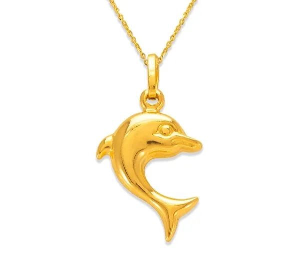 NEW 14K YELLOW GOLD DOLPHIN CHARM PENDANT: NEW 14K YELLOW GOLD DOLPHIN CHARM PENDANT DOLPHIN CHARM PENDANT NEW 14K YELLOW GOLD Apx. WIDTH: 14x19mm Apx WEIGHT: 1.2g