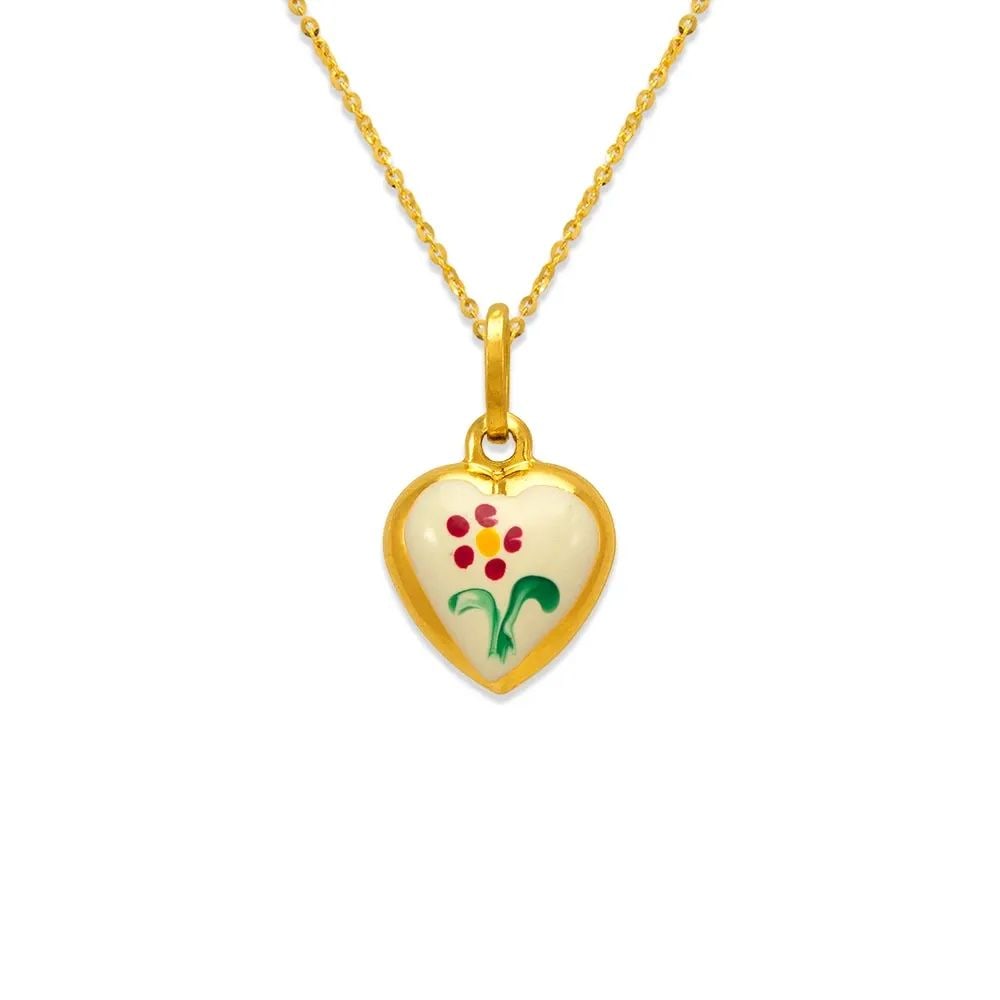 NEW 14K YELLOW GOLD 12MM HEART ENAMEL CHARM PENDANT: NEW 14K YELLOW GOLD 12MM HEART ENAMEL CHARM PENDANT 12MM HEART ENAMEL CHARM PENDANT NEW 14K YELLOW GOLD Apx. WIDTH: 12x12mm Apx WEIGHT: 1.2g