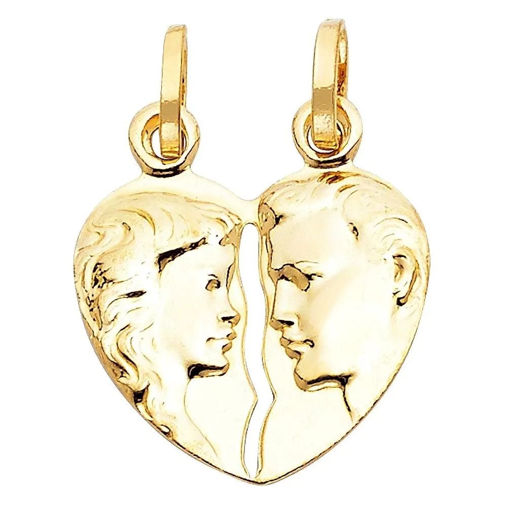 NEW 14K YELLOW GOLD HOLLOW HEART PENDANT (PT443): NEW 14K YELLOW GOLD HOLLOW HEART PENDANT (PT443) HOLLOW HEART PENDANT (PT443) NEW 14K YELLOW GOLD Height : 20.5 mm Width : 20 mm Apx. WEIGHT : 1.4g