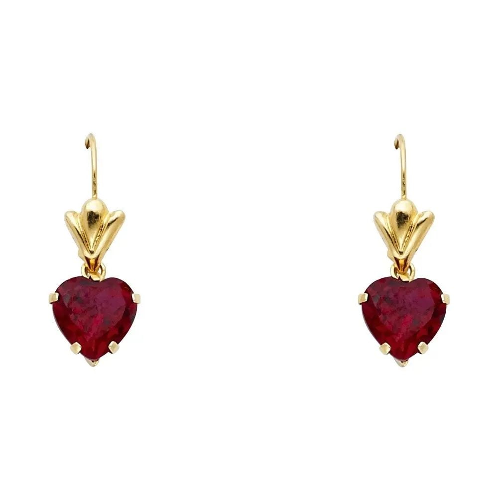 NEW 14K YELLOW GOLD STUD EARRINGS (1 of 2)