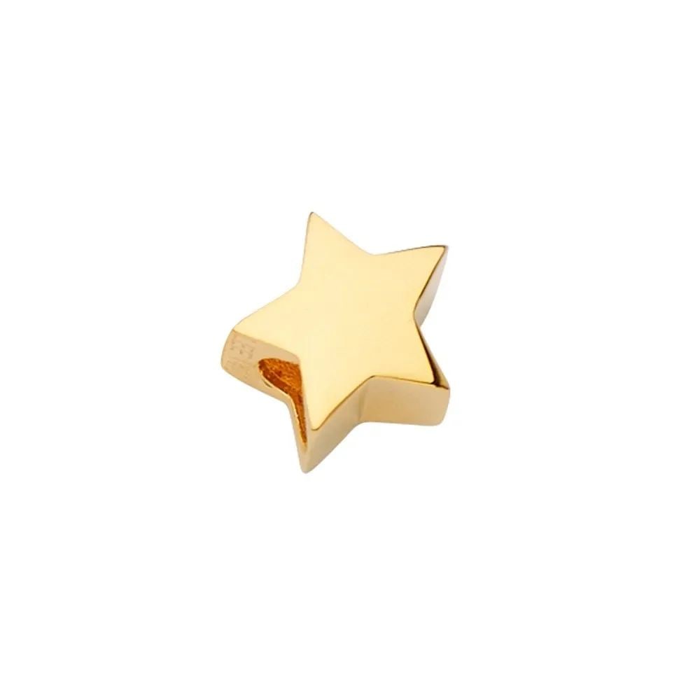 NEW 14K YELLOW GOLD STAR SLIDER CHARM FOR MIX&MATCH BRACELET: NEW 14K YELLOW GOLD STAR SLIDER CHARM FOR MIX&MATCH BRACELET STAR SLIDER CHARM FOR MIX&MATCH BRACELET NEW 14K YELLOW GOLD Height : 10 mm Width : 10 mm Apx. WEIGHT : 1.4g