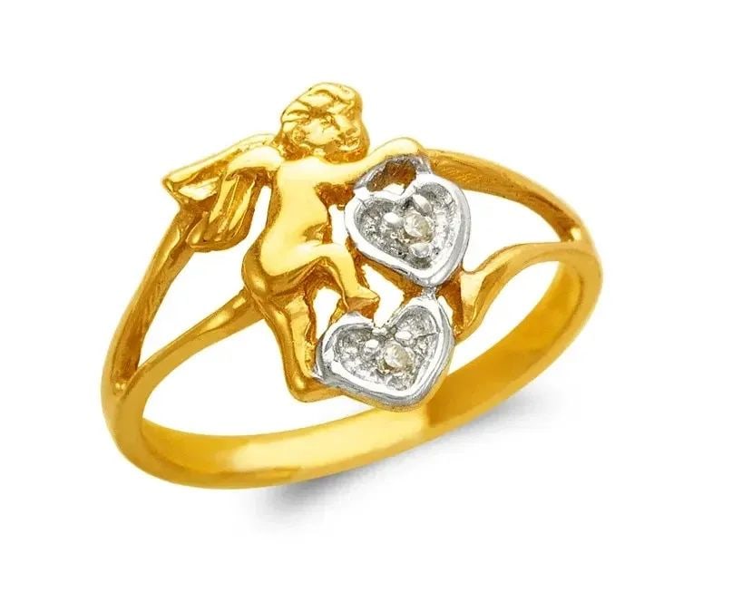 NEW 14K TWO TONE GOLD LADIES 15 ANOS FILIGREE RING: NEW 14K TWO TONE GOLD LADIES 15 ANOS FLOWER FILIGREE RING LADIES 15 ANOS FLOWER FILIGREE RING NEW 14K TWO TONE GOLD SIZE Apx: 11mm WEIGHT: 1.4g
