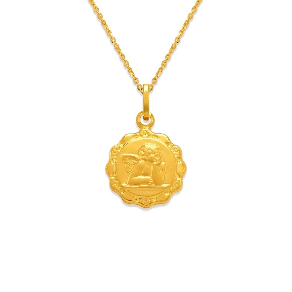 NEW 14K YELLOW GOLD 14MM ANGEL CHARM PENDANT: NEW 14K YELLOW GOLD 14MM ANGEL CHARM PENDANT 14MM ANGEL CHARM PENDANT NEW 14K YELLOW GOLD Apx. WIDTH: 14x14mm Apx WEIGHT: 1.4g