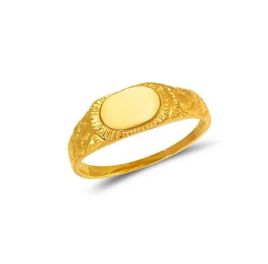NEW 14K YELLOW GOLD KIDS RING: NEW 14K YELLOW GOLD KIDS RING KIDS RING NEW 14K YELLOW GOLD SIZE Apx: 5mm WEIGHT: 1.1g