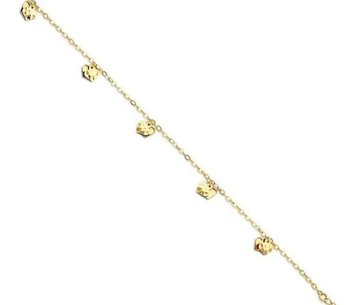 NEW 14K YELLOW GOLD LIGHT BRACELET: 14K YELLOW GOLD LIGHT BRACELET LIGHT BRACELET NEW 14K YELLOW GOLD LENGTH - 7in Apx WEIGHT - 1.1g
