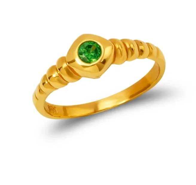 NEW 14K YELLOW GOLD KIDS RING (1 of 2)