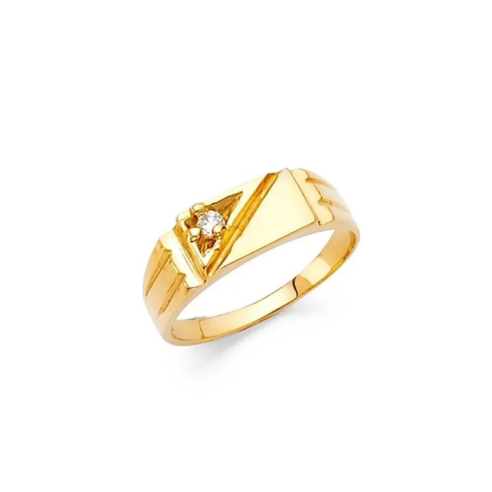 NEW 14K YELLOW GOLD KIDS RING: NEW 14K YELLOW GOLD KIDS RING KIDS RING NEW 14K YELLOW GOLD WIDTH: 5 mm Apx. WEIGHT: 1.2g