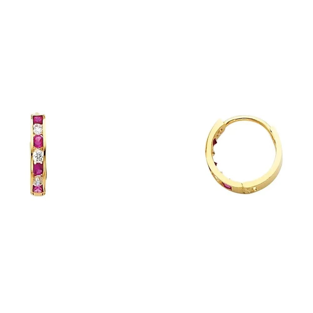 NEW 14K YELLOW GOLD HUGGIES EARRINGS: NEW 14K YELLOW GOLD HUGGIES EARRINGS HUGGIES EARRINGS NEW 14K YELLOW GOLD HEIGHT - 12 mm WIDTH - 12 mm Apx WEIGHT - 0.7 g