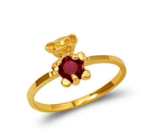 NEW 14K YELLOW GOLD KIDS BEAR RING: NEW 14K YELLOW GOLD KIDS BEAR RING KIDS BEAR RING NEW 14K YELLOW GOLD SIZE Apx: 8mm WEIGHT: 1.0g