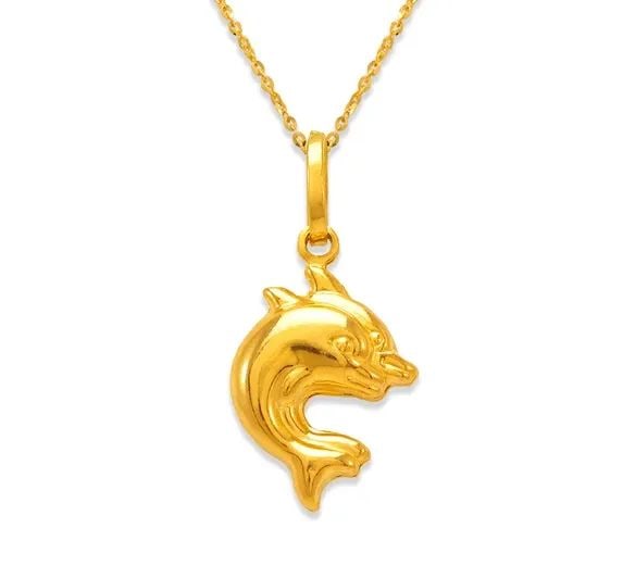 NEW 14K YELLOW GOLD DOUBLE DOLPHIN CHARM PENDANT: NEW 14K YELLOW GOLD DOUBLE DOLPHIN CHARM PENDANT DOUBLE DOLPHIN CHARM PENDANT NEW 14K YELLOW GOLD Apx. WIDTH: 12x15mm Apx WEIGHT: 1.0g