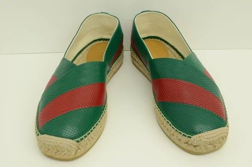 AUTHENTIC GUCCI MENS WEB STRIPE ESPADRILLES LOAFERS 624612 04JIO 3172 ROPE SHOES (1 of 2)