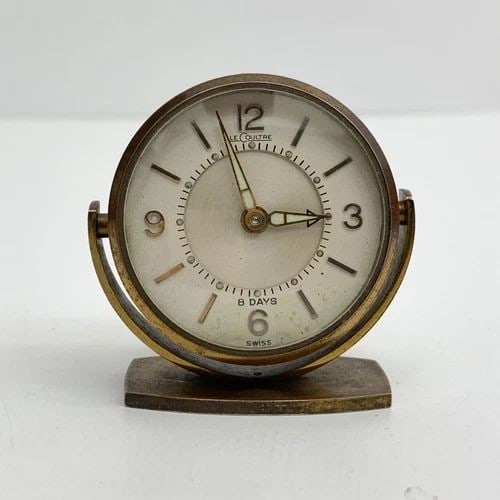 AUTHENTIC JAEGER LECOULTRE ALARM CLOCK WATCH 46MM DIAL COLLECTIBLE TIMEPIECE (1 of 2)