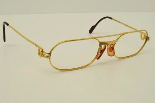 AUTHENTIC CARTIER MUST LOUIS OVAL FRAMES 55 20 140 OCHIALLI NO LENS SUNGLASSES (1 of 2)