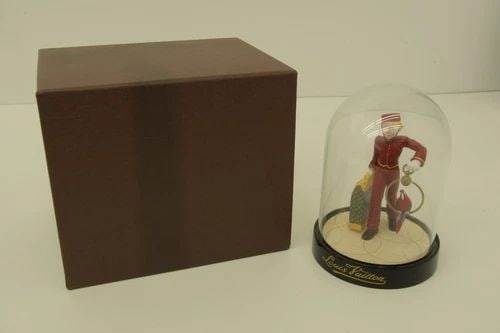 AUTHENTIC LOUIS VUITTON MONOGRAM BAG BELLHOP PARROT GLOBE DESK COLLECTIBLE (1 of 2)