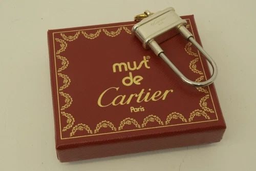 AUTHENTIC CARTIER STERLING SILVER 925 KEYCHAIN HOOK LOOP TWIST KEY RING 2 (1 of 2)