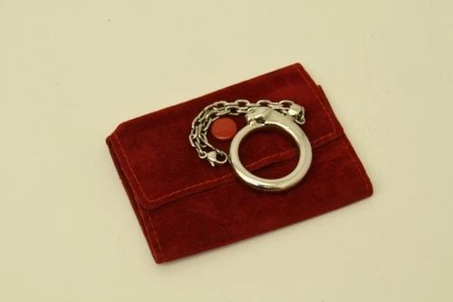 AUTHENTIC CARTIER PANTAIL CLASSIC SILVER PLATED LOGO KEYCHAIN ACCESSORY CHARM 2 (1 of 2)