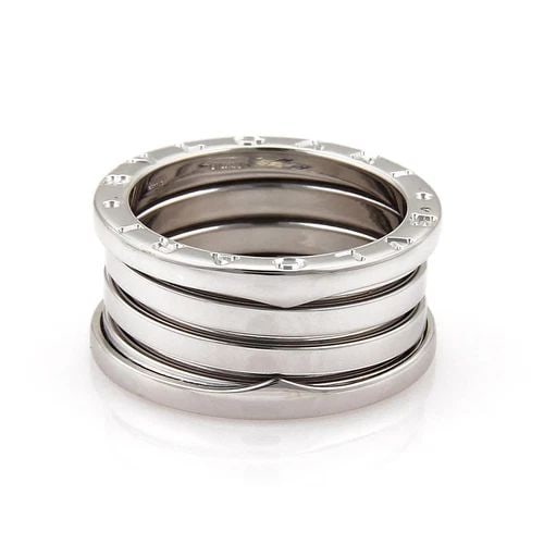 BVLGARI B ZERO-1 RING 18K WHITE GOLD 11MM BAND SIZE EU 53-US 6: BVLGARI B ZERO-1 RING 18K WHITE GOLD 11MM BAND SIZE EU 53-US 6 Bvlgari Bulgari B Zero-1 18k White Gold 11mm Band Ring Size EU 53-US 6 Description This authentic Bulgari ring band is finely crafted fro