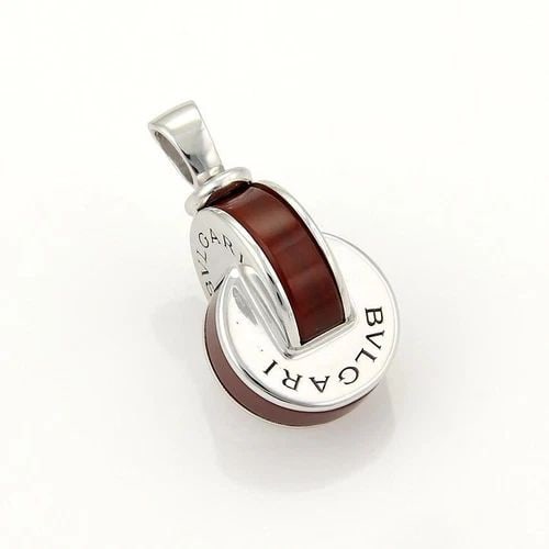 BVLGARI BULGARI GOLD WHEEL PENDANT COLORED DOUBLE STYLE (1 of 2)