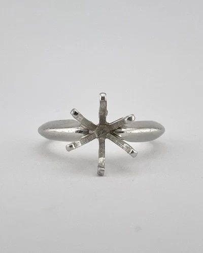 950 PLATINUM SEMI-MOUNT HOLDS 1.00CT DIAMOND ENGAGEMENT 6 PRONG RING MOUNTING: 950 PLATINUM SEMI-MOUNT HOLDS 1.00CT DIAMOND ENGAGEMENT 6 PRONG RING MOUNTING Antique 950 Platinum Semi-Mount Holds 1.00ct Diamond Engagement 6 Prong Ring Mounting Ring is a Engagement Ring Mounting W