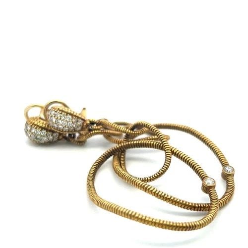 VINTAGE 18K YG DANGLING EARRINGS WITH 0.75 CARAT ROUND G VS DIAMONDS: VINTAGE 18K YG DANGLING EARRINGS WITH 0.75 CARAT ROUND G VS DIAMONDS VINTAGE 18K YG DANGLING EARRINGS WITH 0.75 CARAT ROUND G VS DIAMONDS PRODUCT DESCRIPTION Video: Video Link Detailed Description: 0.