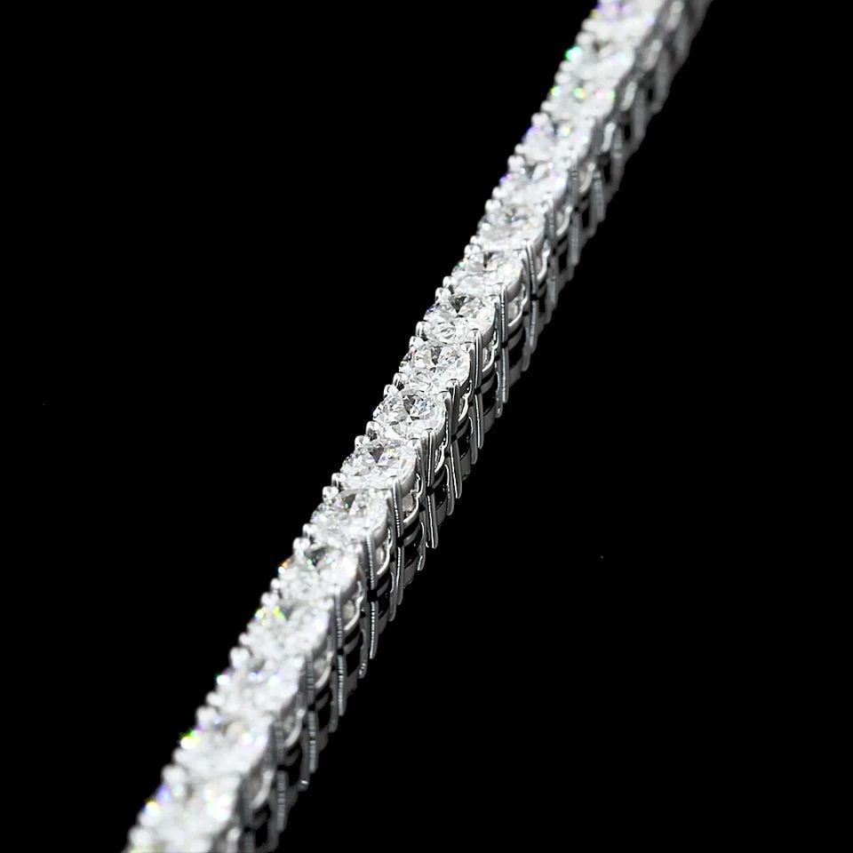 LAB-GROWN 4.41 CARAT OVAL F-VS2 DIAMOND 14K WHITE GOLD TENNIS BRACELET: LAB-GROWN 4.41 CARAT OVAL F-VS2 DIAMOND 14K WHITE GOLD TENNIS BRACELET Lab-Grown 4.41 Carat Oval F-VS2 Diamond 14K White Gold Tennis Bracelet Details Department Unisex Adults Main Stone No Stone Metal