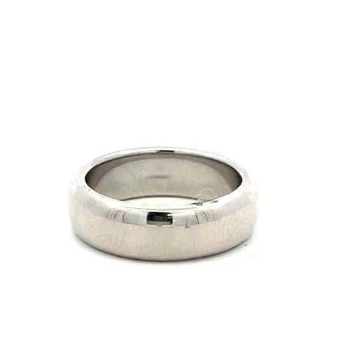 TIFFANY & CO VINTAGE PLATINUM BAND RING 13.2 GRAMS 5.7 MM WIDE SIZE 6 (1 of 2)