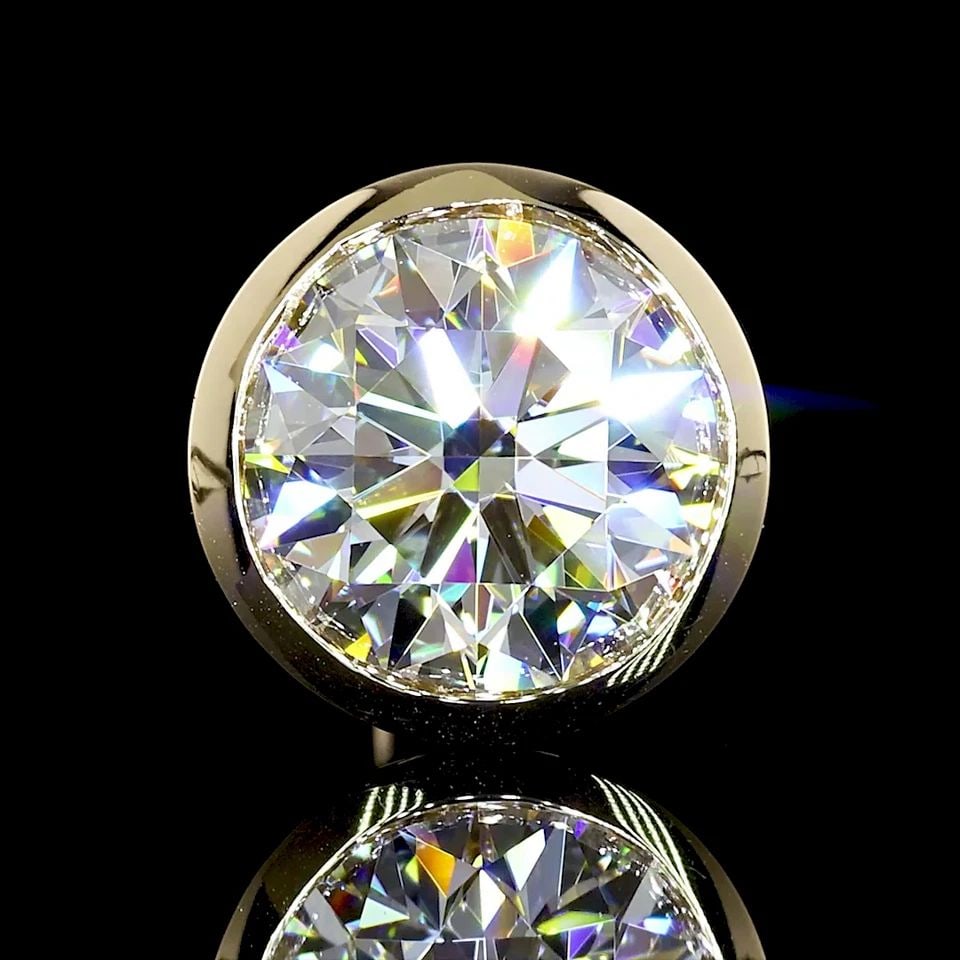 TACORI 0.69 CARAT ROUND BRILLIANT H SI1 DIAMOND PLATINUM SEMI MOUNT RING (1 of 1)