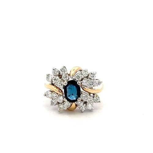 PLATINUM TWO-STONE SEMI MOUNT RING WITH 0.18 CARAT TAPERED BAGUETTE DIAMONDS (1 of 2)