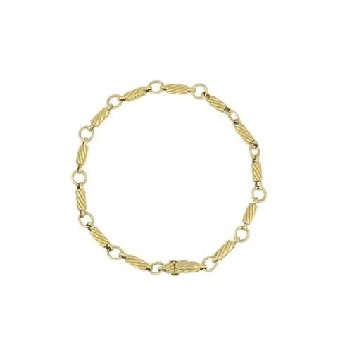 VINTAGE CARTIER 18K GOLD LINK BRACELET (1 of 2)