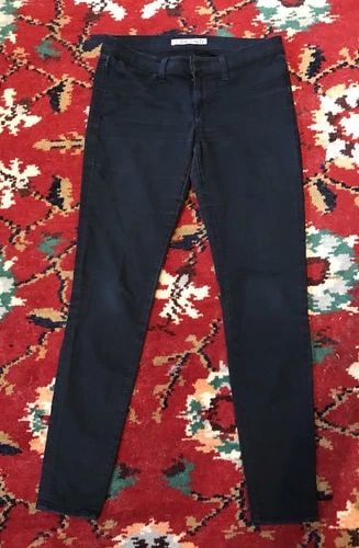 J BRAND BLACK SKINNY JEANS SIZE 28 (1 of 2)