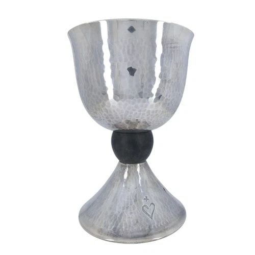 1920’S FRENCH STERLING SILVER LARGE CHALLAH GOBLET CUP (1 of 2)