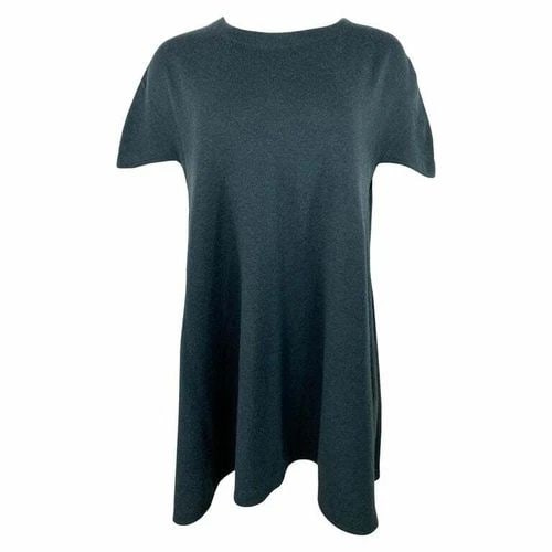 VINTAGE BALENCIAGA NAVY KNIT MINI DRESS, SIZE 40 (1 of 2)