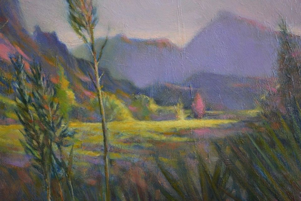 JAMES MENZEL JOSEPH - ORIGINAL OIL PAINTING LANDSCAPE - "SEDONA MOMENT" ARIZONA (1 of 2)