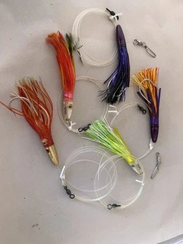 ZUKERS SALTWATER FISHING LURES - JIGS - SET OF 5 - GREAT CONDITION (1 of 2)