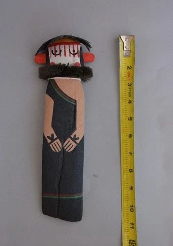HOPI KACHINA - PHILMAN HARVEY - 10 1/2" TALL - SMILING GRANDMOTHER (1 of 2)