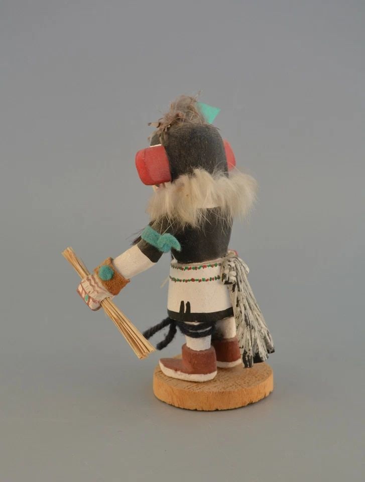 VINTAGE HOPI KACHINA DOLL - 5 1/4" WITH STAND - SIGNED (1 of 1)