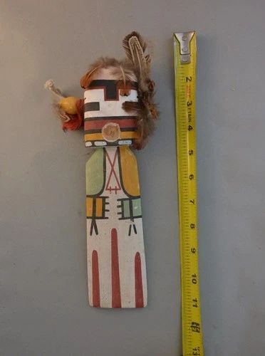 VINTAGE HOPI FLAT KACHINA DOLL - 9 1/2" TALL MISSING NOSE (1 of 1)